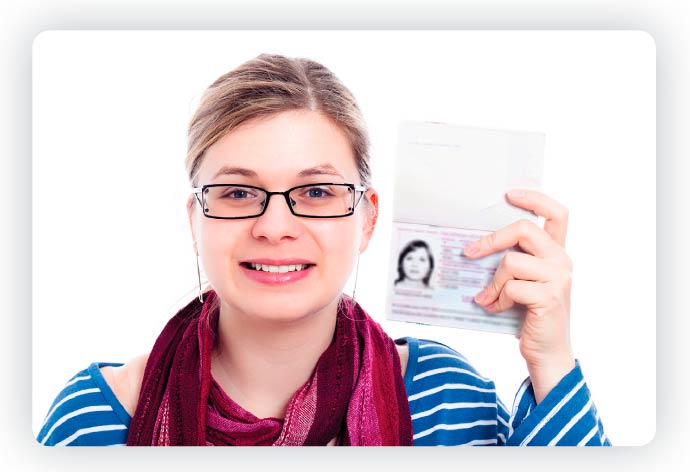 photo with passport