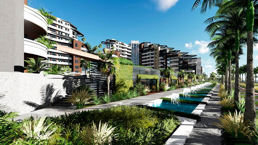 Luxury residential complex in Antalya