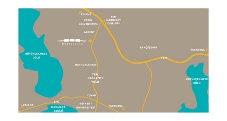 Intersections of the TEM and E-5 highways