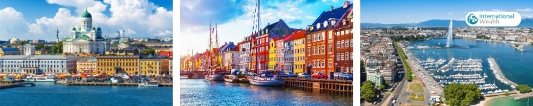 Helsinki, Copenhagen, and Geneva