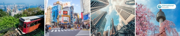 Hong Kong
Tokyo
Singapore
Seoul.