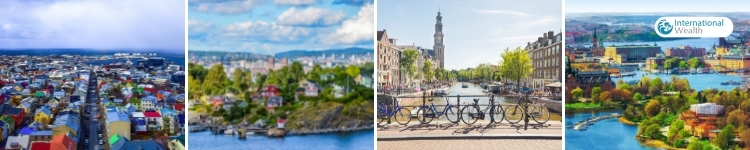 Reykjavík, Oslo, Amsterdam, and Stockholm