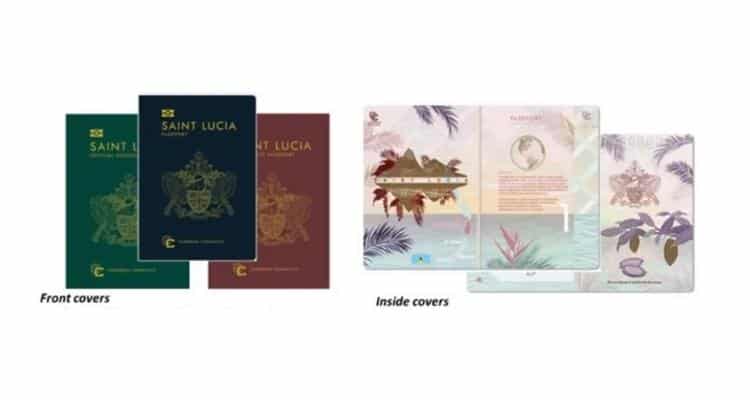 New Saint Lucia passports