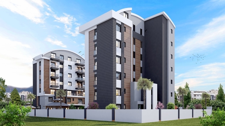 Luxurious apartments in Aksu area in Antalya