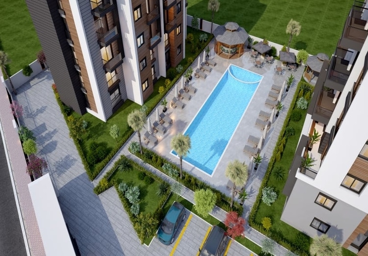 New housing in Antalya (Aksu)