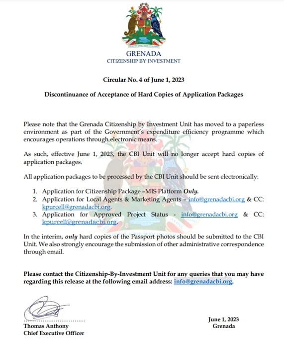 The process of obtaining a Grenadian Golden Passport