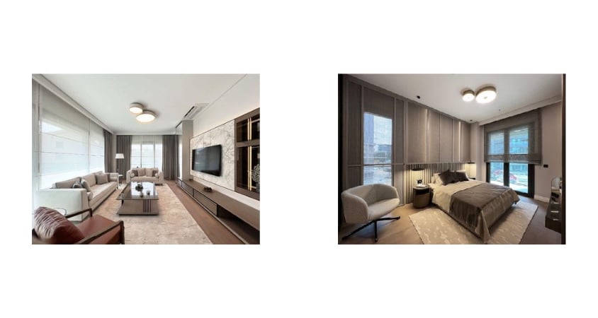 Apartments in the European section of Istanbul