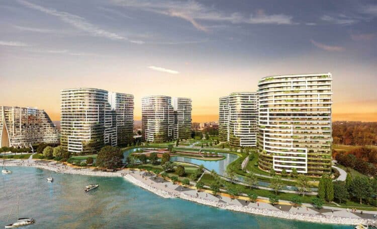 Seaside apartments in Ataköy