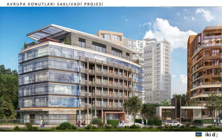 Apartments in the European section of Istanbul