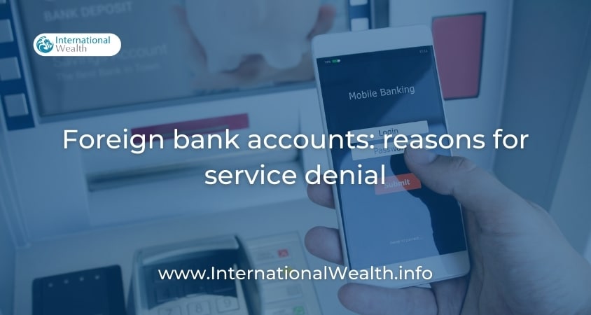Reasons for service denial