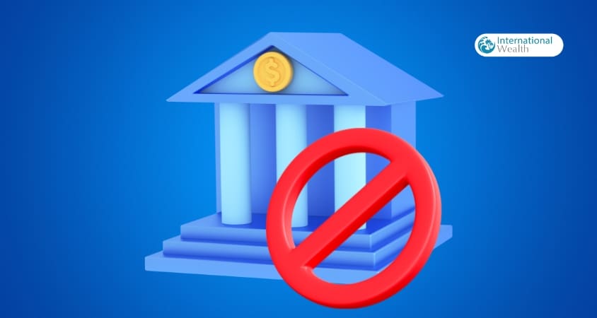 Deny bank account