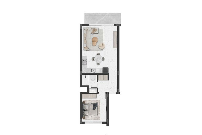 One-bedroom apartments in Tatlisu