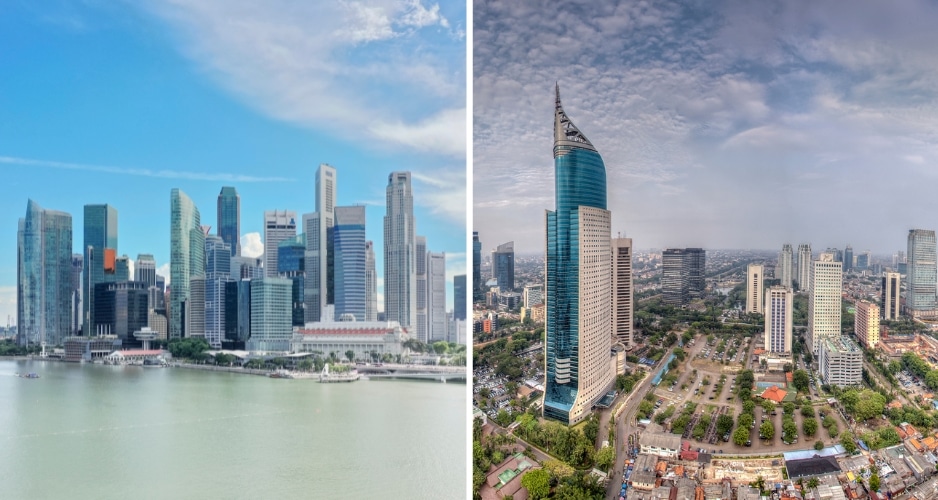 Negocios en Singapur o Indonesia