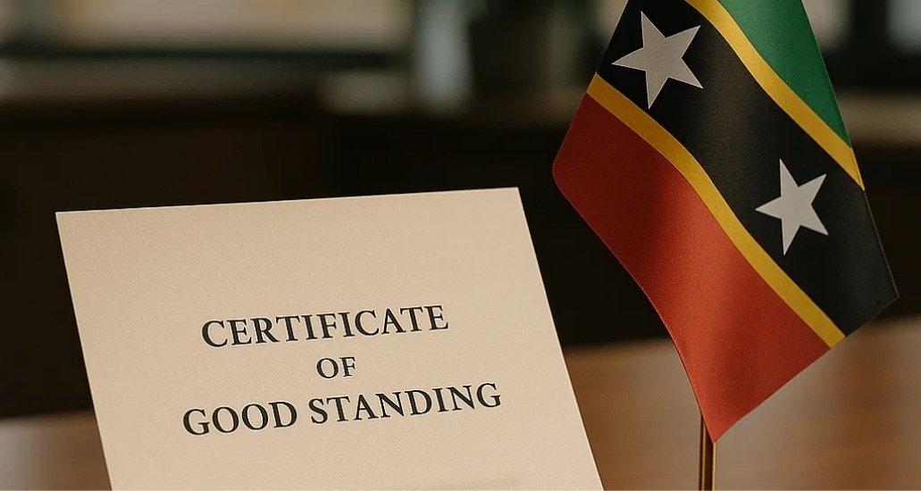 Certificate of Good Standing in Nevis