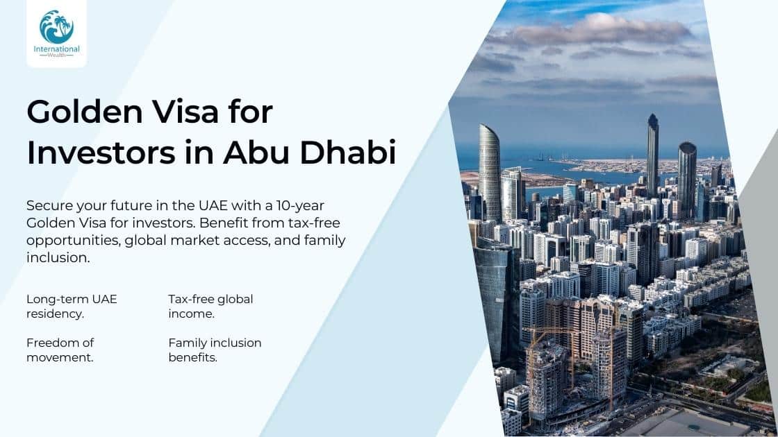 Golden Visa for Investors in Abu Dhabi
